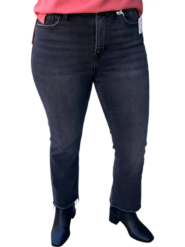 Vervet High Rise Straight Jeans In Black Refined Women's Hand - crafted