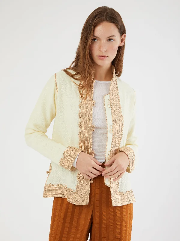 Moroccan linen jacket