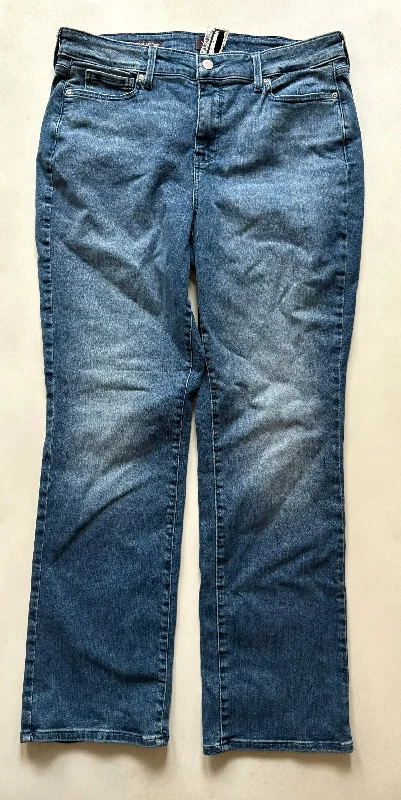 Jeans Boot Cut By NYDJ In Blue, Size: 14 garde