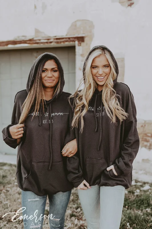 Delta Gamma Star PR Hoodie Youthful Women's Anime - inspired
