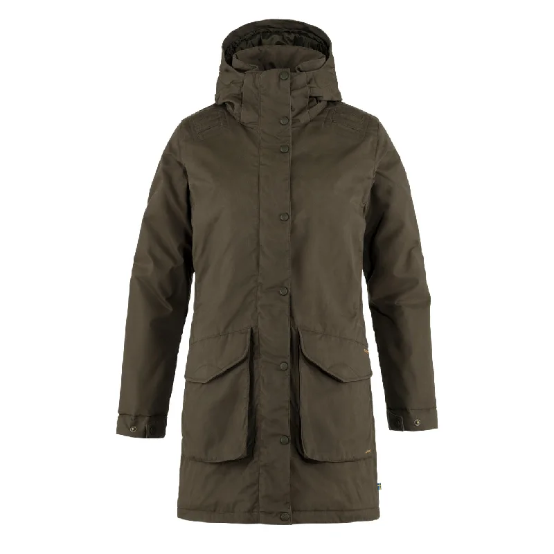 Fjallraven Womens Hogvit Jacket Dark Olive performance