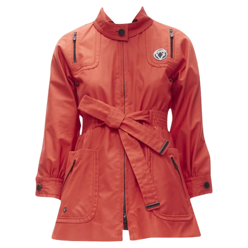 Gucci cotton elasticised waist belted anorak parka jacket Casual Women's Japanese 