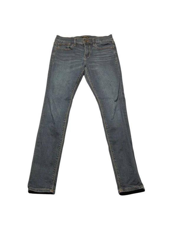 Jeans Skinny By Express In Blue Denim, Size: 4 Cashmere