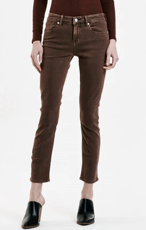 Blaire Highrise Jean In Root Beer performance