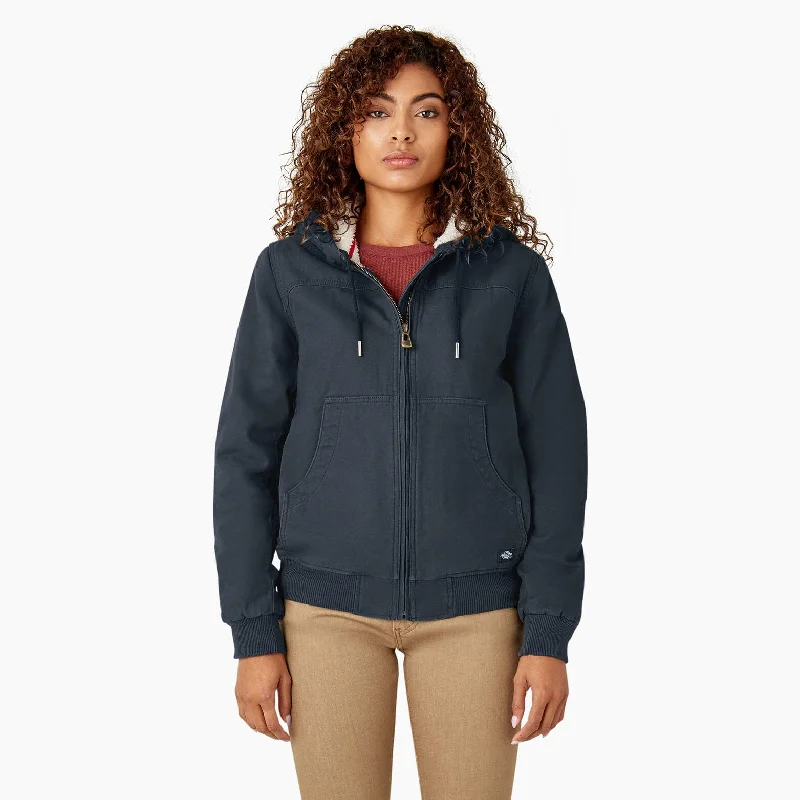 Women's Fleece Lined Duck Canvas Jacket