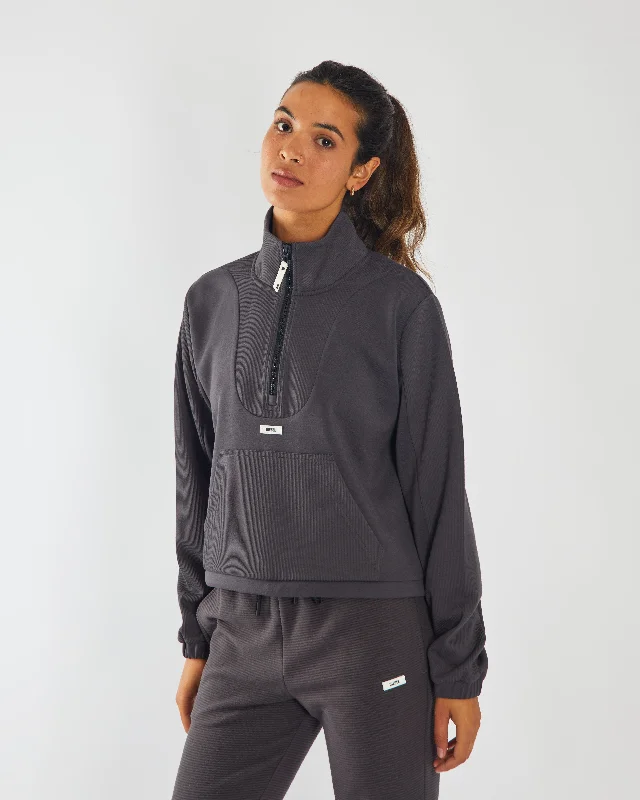Hana Half Zip Dark Slate Artistic Women's Avant - 
