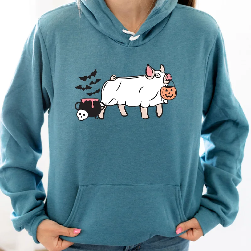Ghost Pig Hoodie (S-3XL) Unisex - Multiple Colors! Sleek Women's 