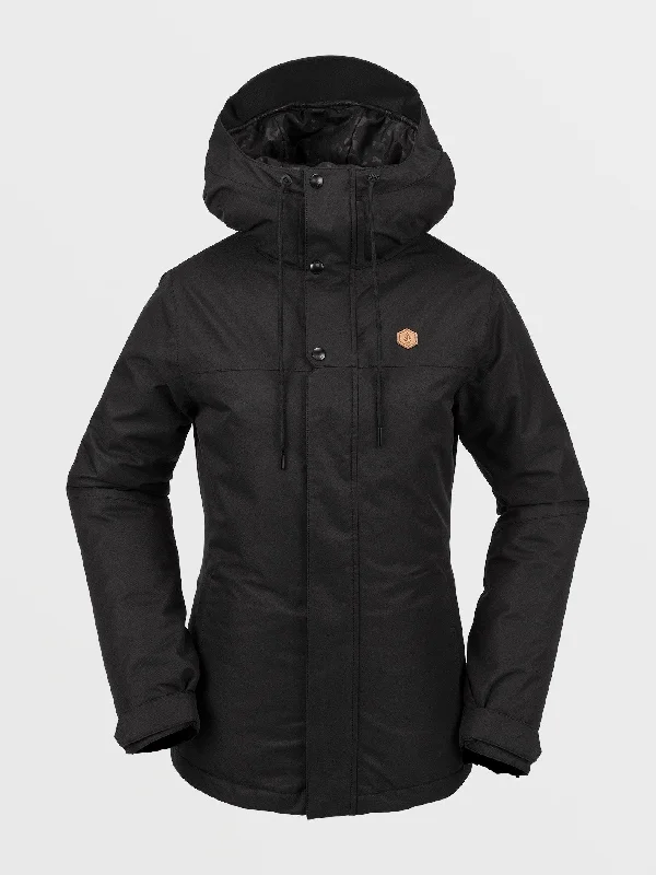 Womens Bolt Insulated Jacket - Black Dynamic Women's Moto
