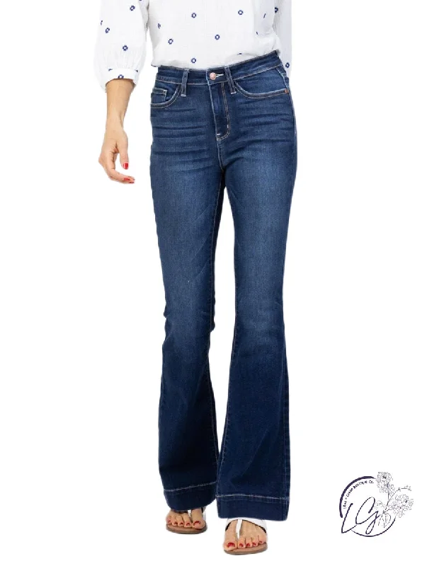 Tamara Trouser Flare By Judy Blue Traditional Women's Wool