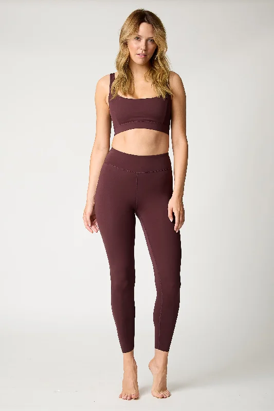 Desire Full Length Legging Deep Burgundy Australian Beach