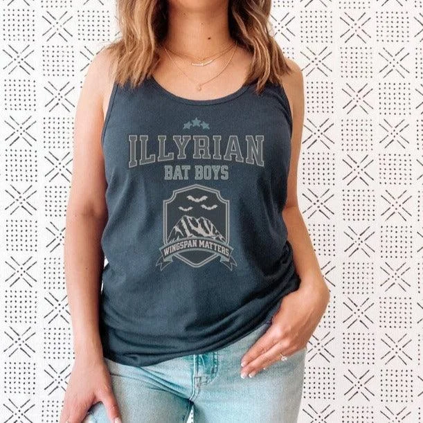 Illyrian Bat Boys Racerback Tank Classic Women's Tweed