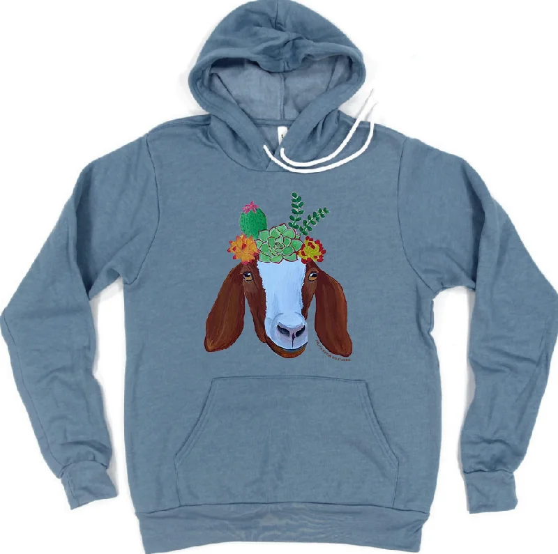 Goat Cactus Crown Hoodie (S-3XL) Unisex - Multiple Colors! Modern Women's 