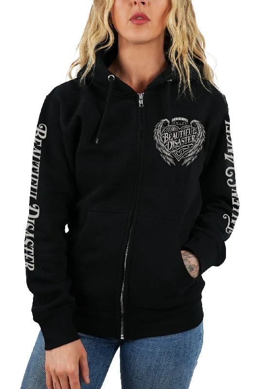 Fallen Angel Zip Hoodie