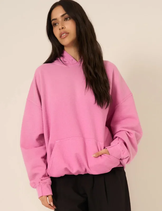 Lowen Sun Hoodie, Faded Rose Hip Women's Retro