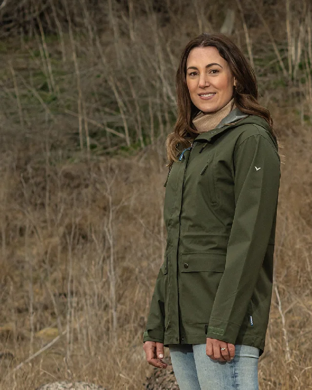 Agena 2.5 Shell Jacket in Beetle Traditional Women's Wool