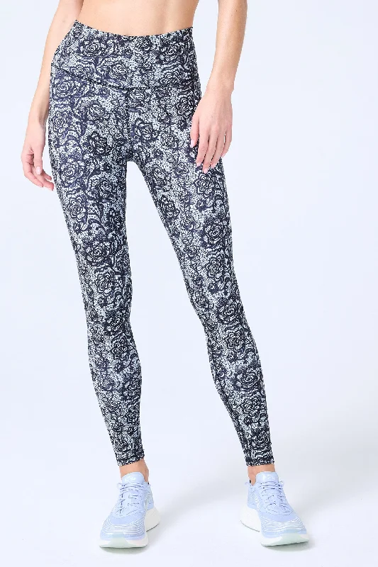 TLC Printed Leggings in Lace