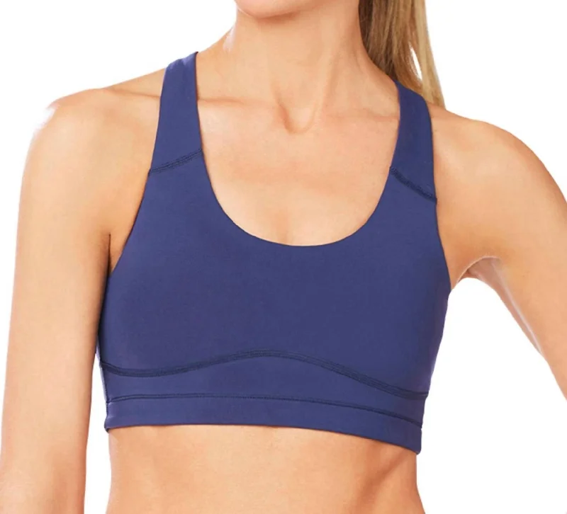 Low Impact Chi Sports Bra In Patriot Blue