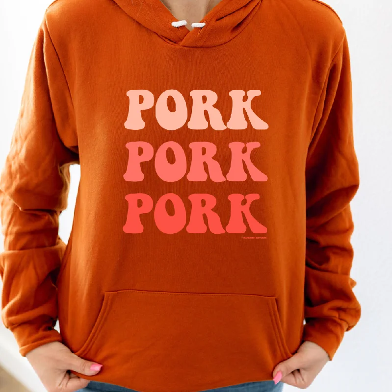 Funky Pork Orange Hoodie (S-3XL) Unisex - Multiple Colors! garde