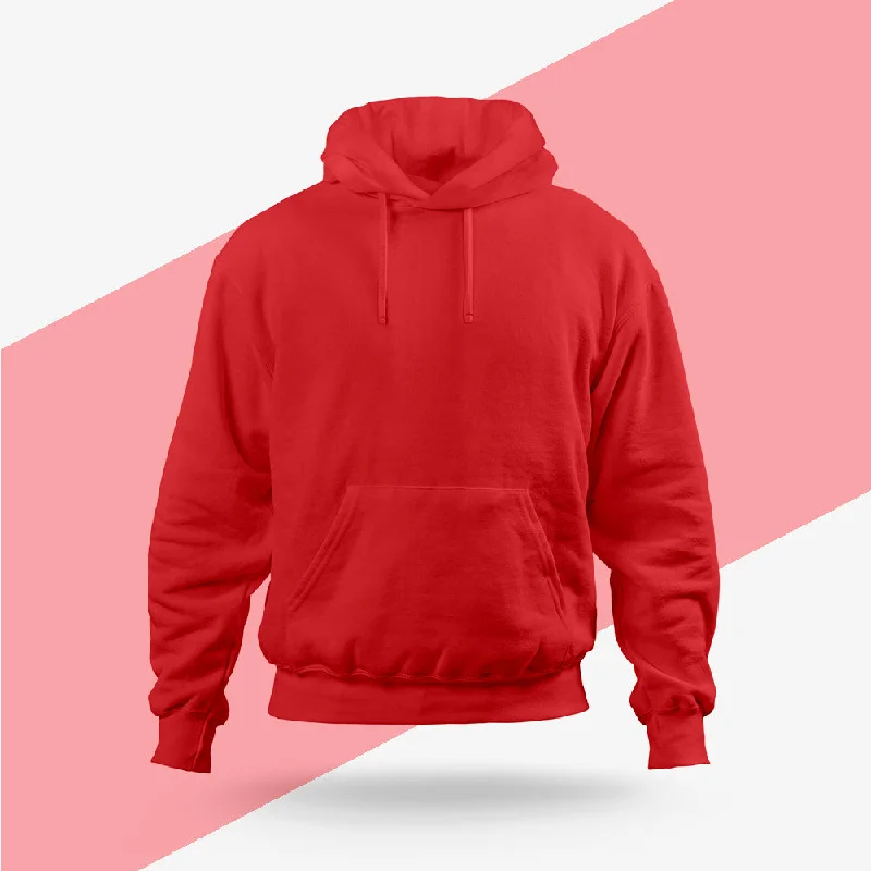 Red Hoodie - Fully Solid