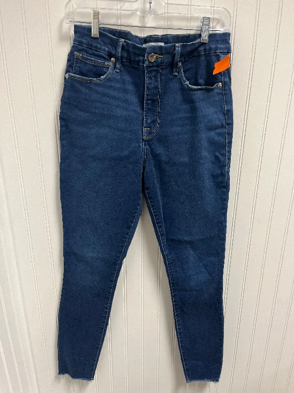 Jeans Skinny By Good American In Blue Denim, Size: 10 Elegant Women's 