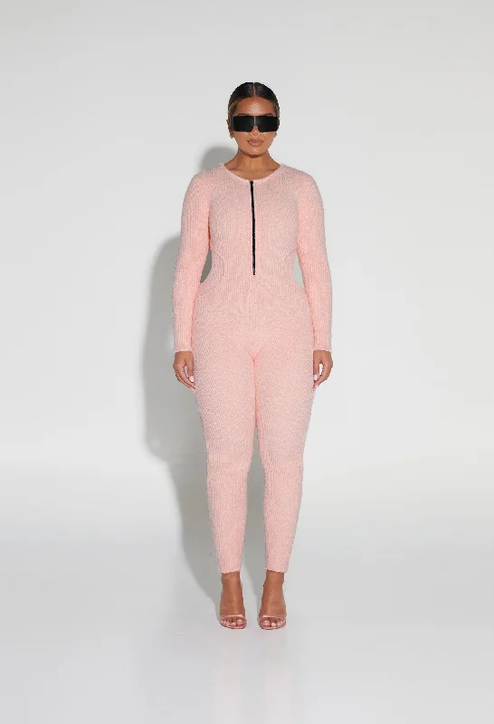 Wool Knit Catsuit - Love Dust Polished Women's Silk