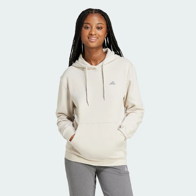 Women's adidas Essentials Small Logo Feel Cozy Hoodie Youthful Women's Pop