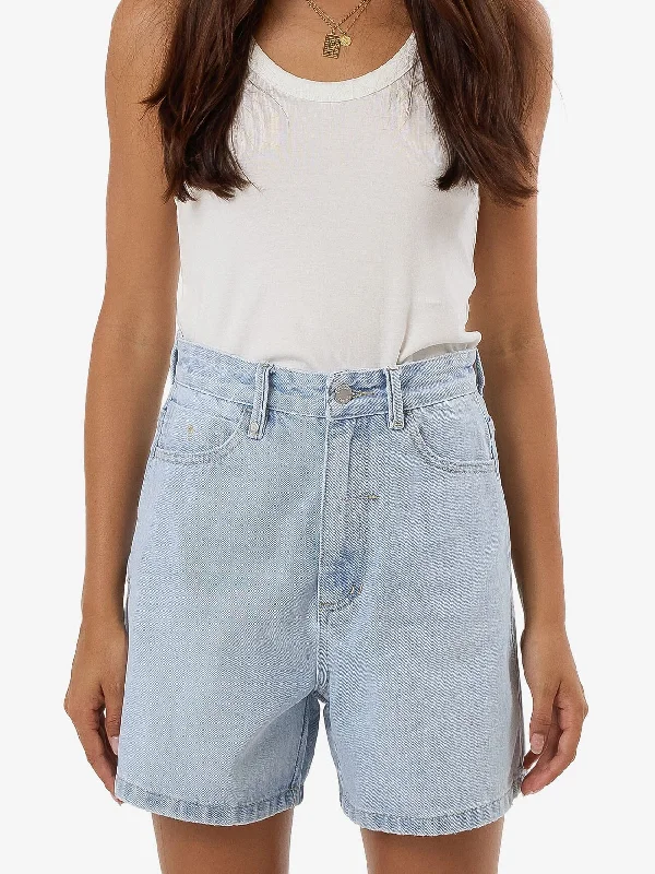 Koko Short - Light Ash Blue Hip Women's Retro