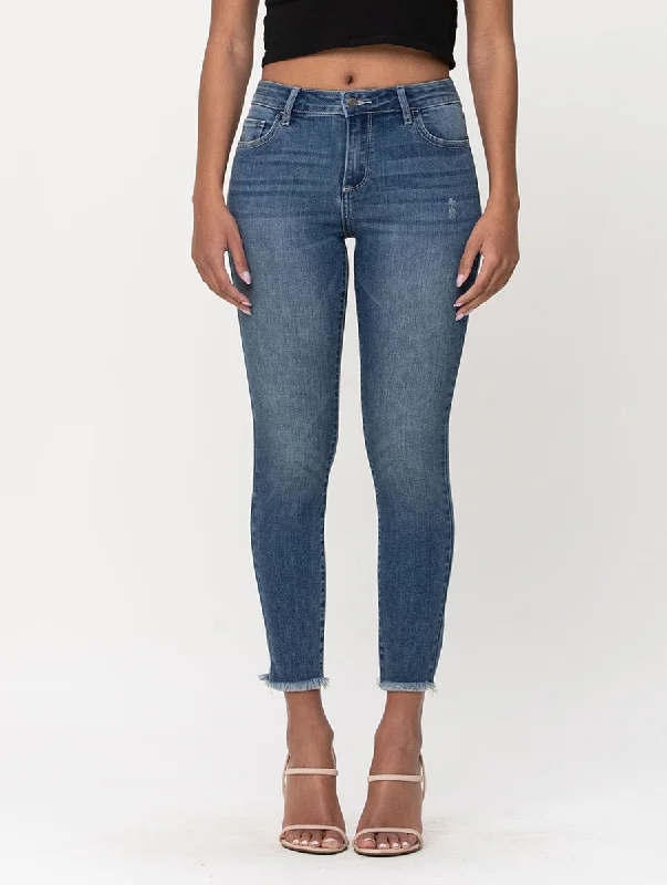 Lexi Mid-Rise Cropped Skinny by Cello Jeans French