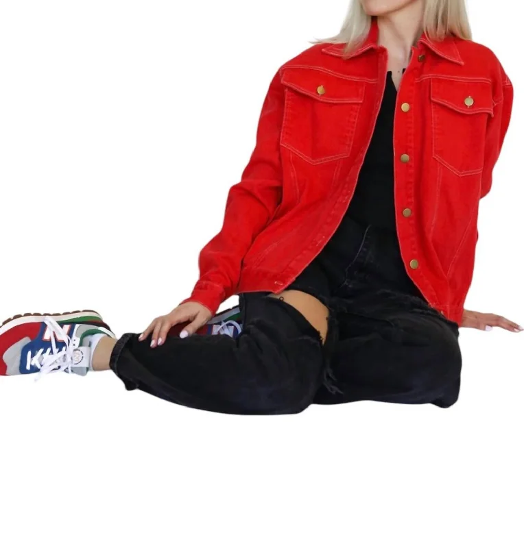 Lina Jacket In Red