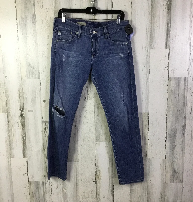 Jeans Skinny By Adriano Goldschmied In Blue Denim, Size: 6 Athletic Women's 