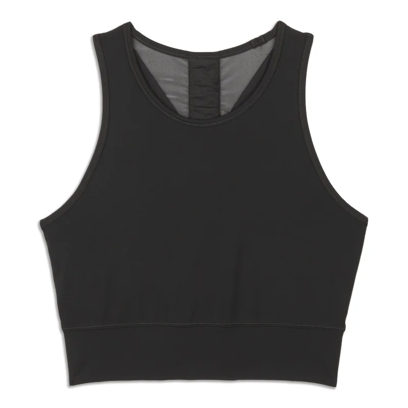 -Back Training Cropped Tank Top - Resale