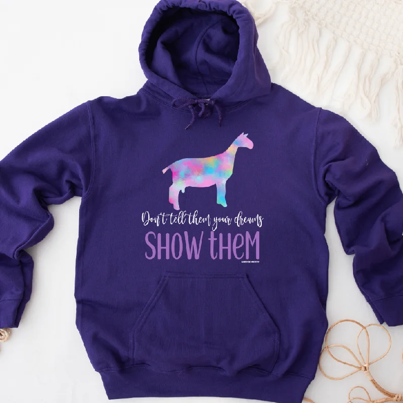 Show Them Dairy Goat Hoodie (S-3XL) Unisex - Multiple Colors! Vintage Women's 1970S 