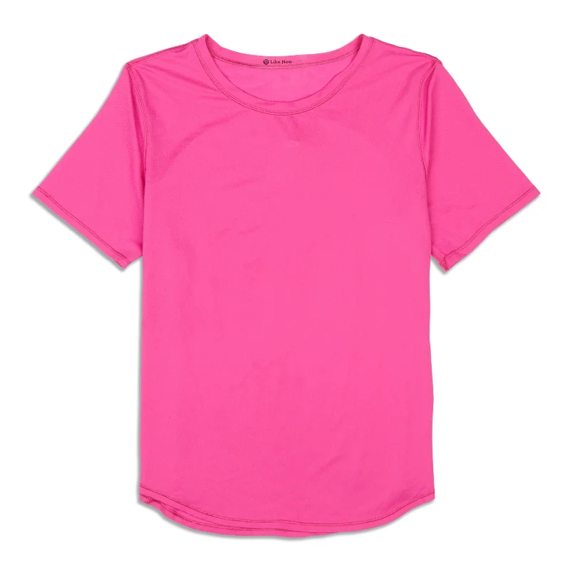 High Neck Running And Training T-Shirt - Resale