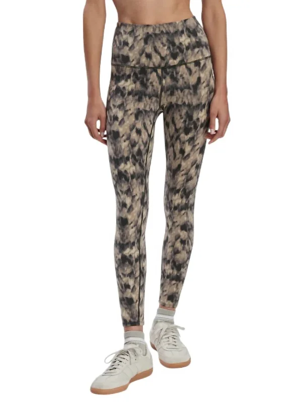 Move Super High Leggings In Clouded Aztec Monochromatic Office Style