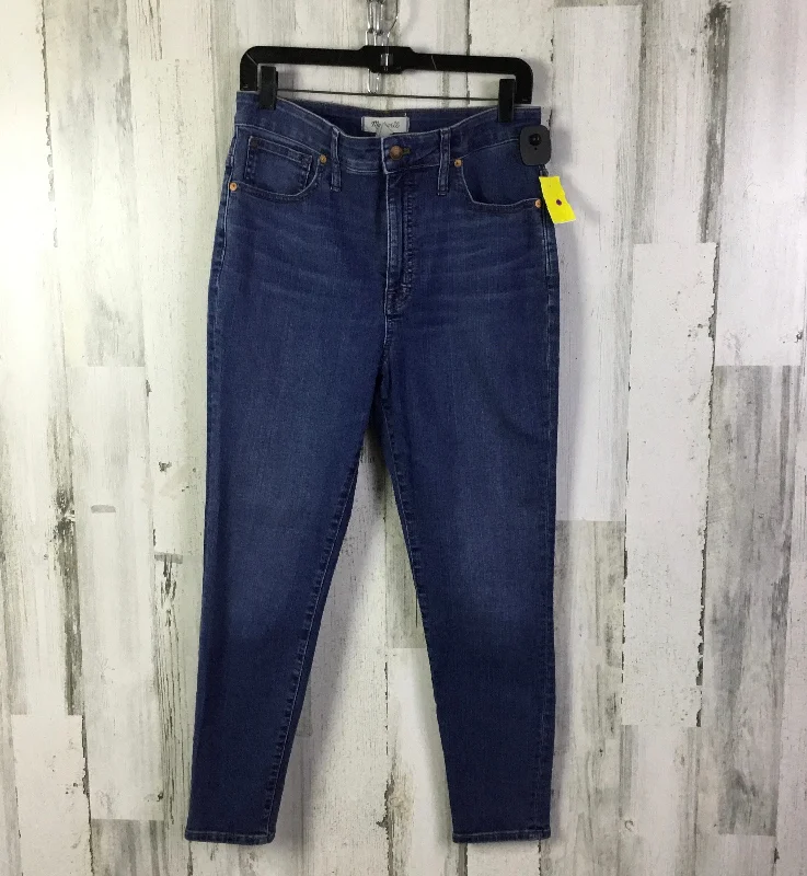 Jeans Straight By Madewell In Blue Denim, Size: 10 Refined Women's Classic 