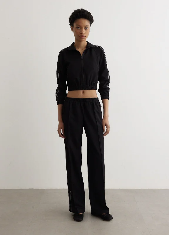 Logo Tape Cropped Track Jacket purpose