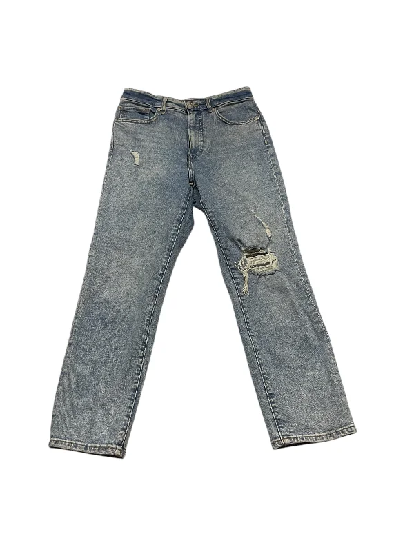 Jeans Boyfriend By Express In Blue Denim, Size: 4 Refined Women's Hand - crafted
