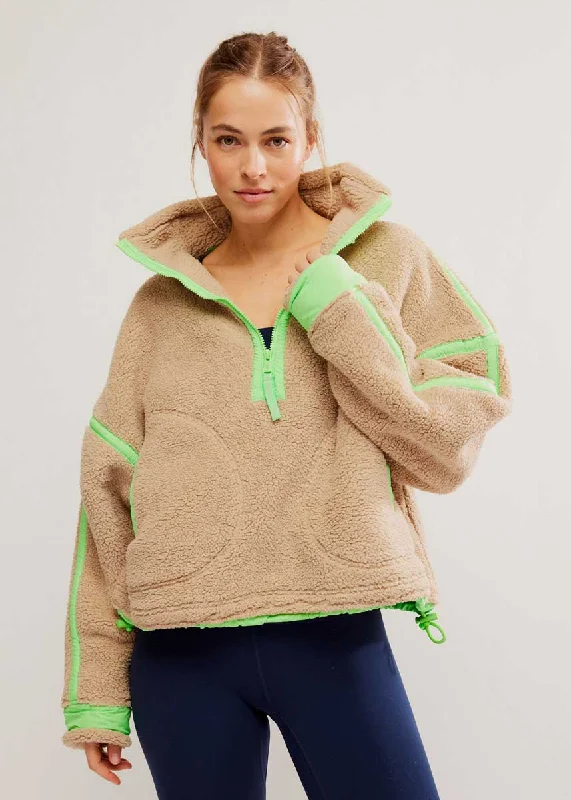 Mountain High 1/2 Zip - Clay Combo Australian Beach