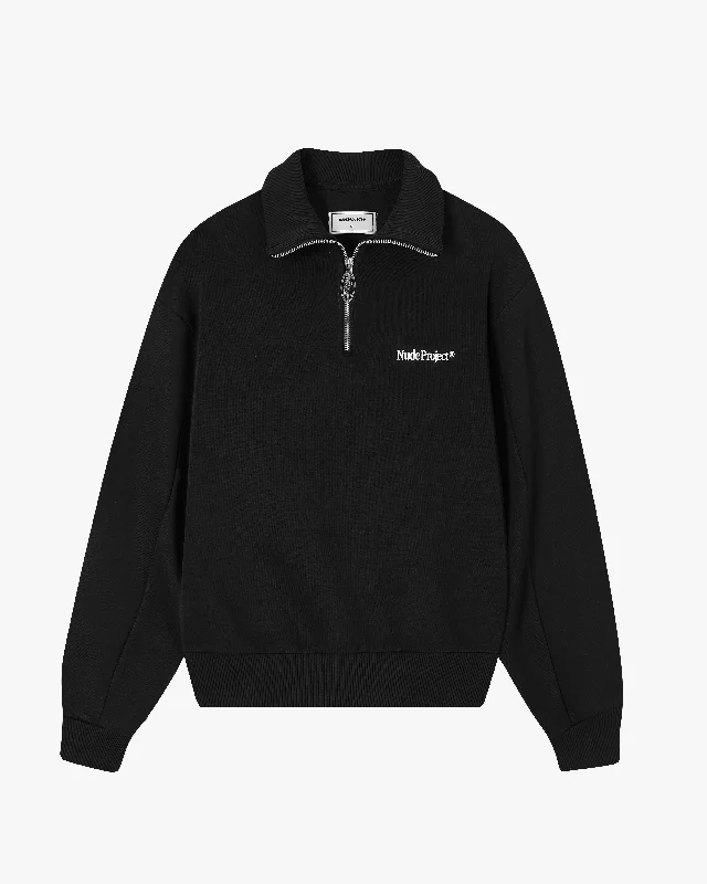 ORIGINS QUARTER ZIP BLACK Athletic Women's High - 