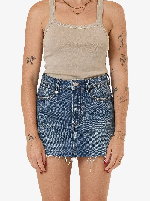 Harlow Skort - Vintage Indigo Fade Gym