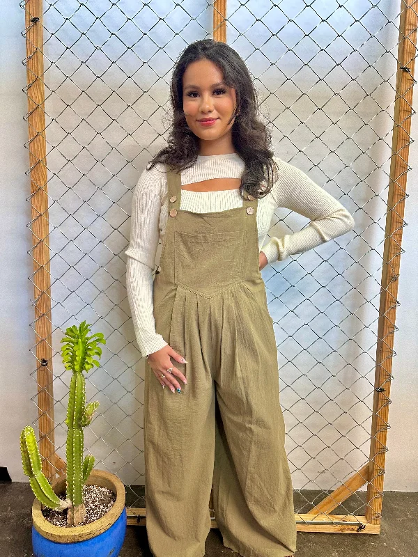 pintuck overalls Disco