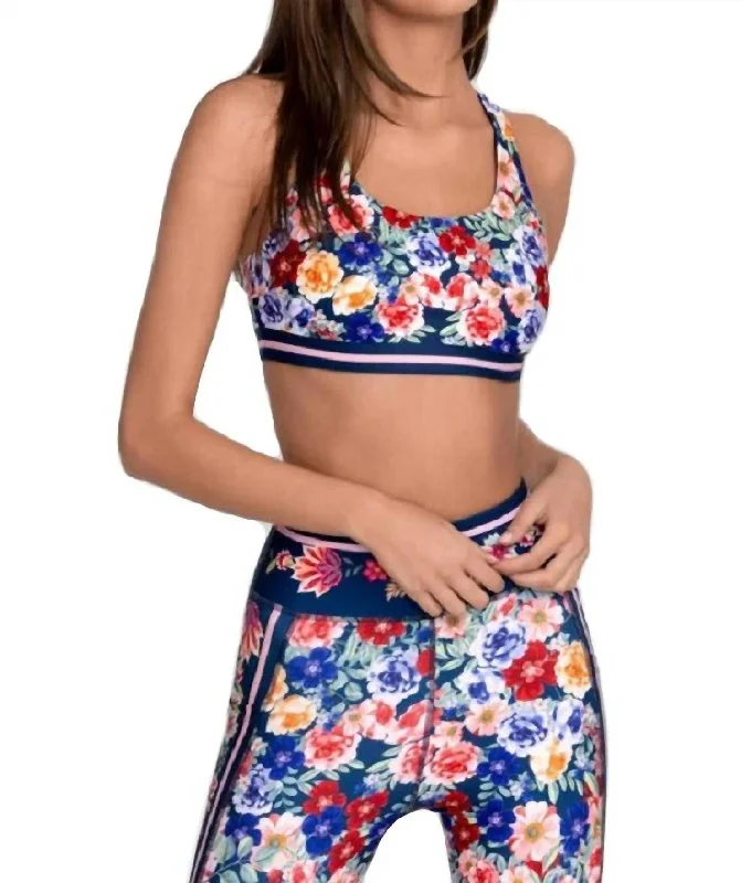Otti Bee Active Reversible Sports Bra In Multi Edgy Women's Punk