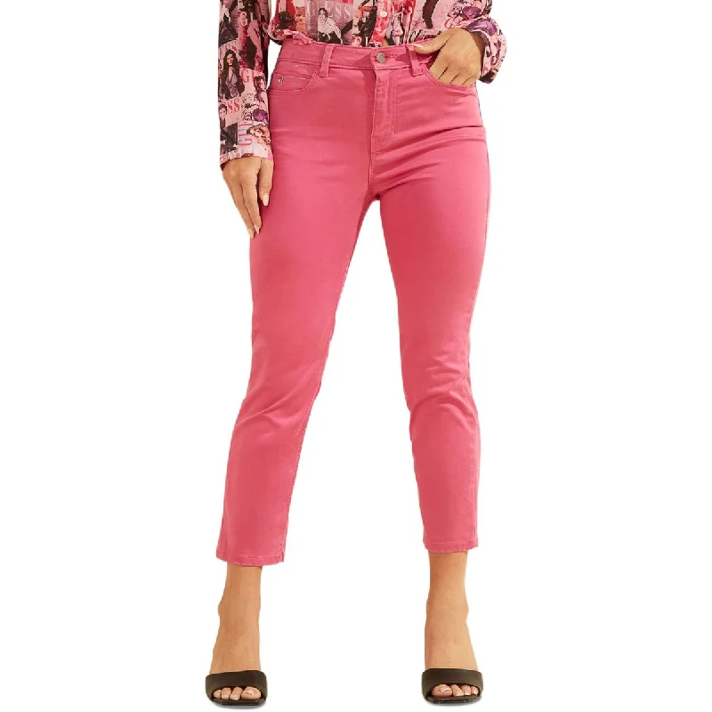 1981 Womens Skinny High Rise Capri Jeans Street