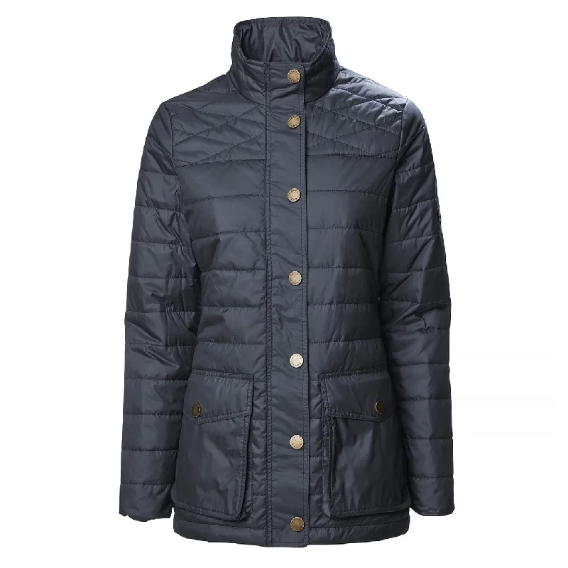 Musto Womens Edinburgh Primaloft Quilted Jacket Dark Sapphire garde