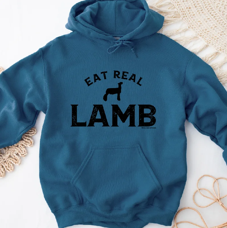 Eat Real Lamb Hoodie (S-3XL) Unisex - Multiple Colors! Dynamic Women's High - energy