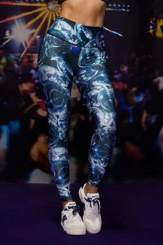 Hi-Shine Leggings in Disco Fever