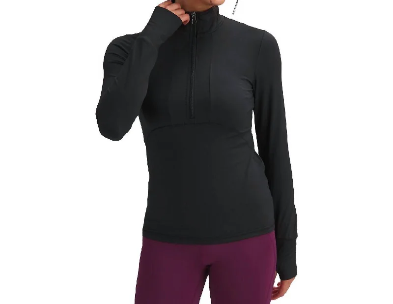 Marvale Midlayer Jacket In Black Sporty Women's Tennis