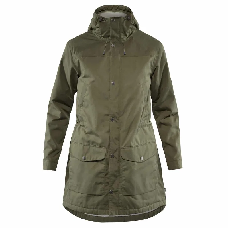 Fjallraven Womens Greenland Winter Parka Laurel Green Hip Women's Urban