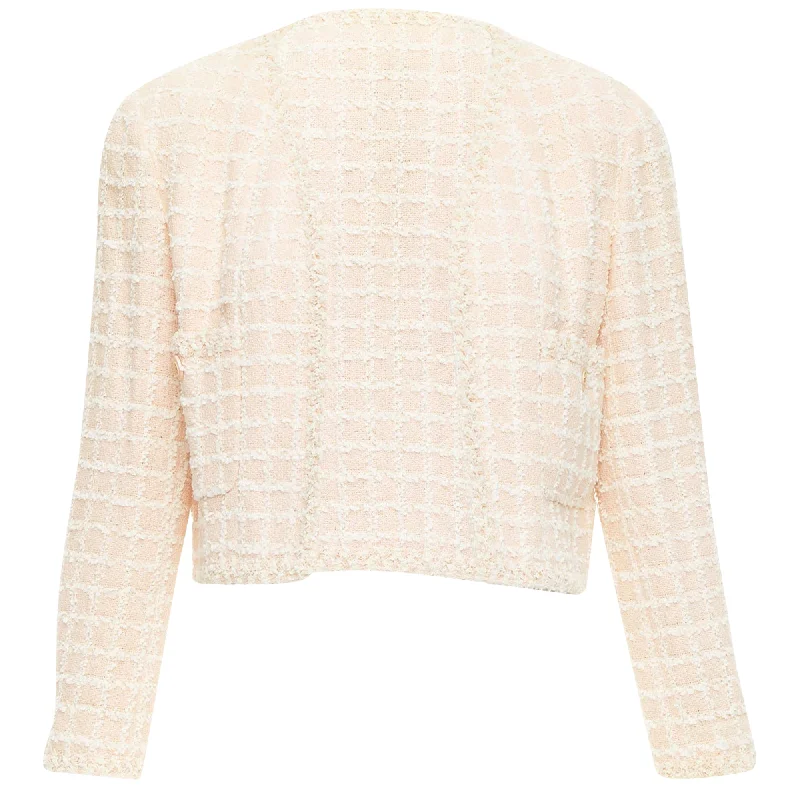 Chanel cotton tweed cropped jacket Cool Women's Skate