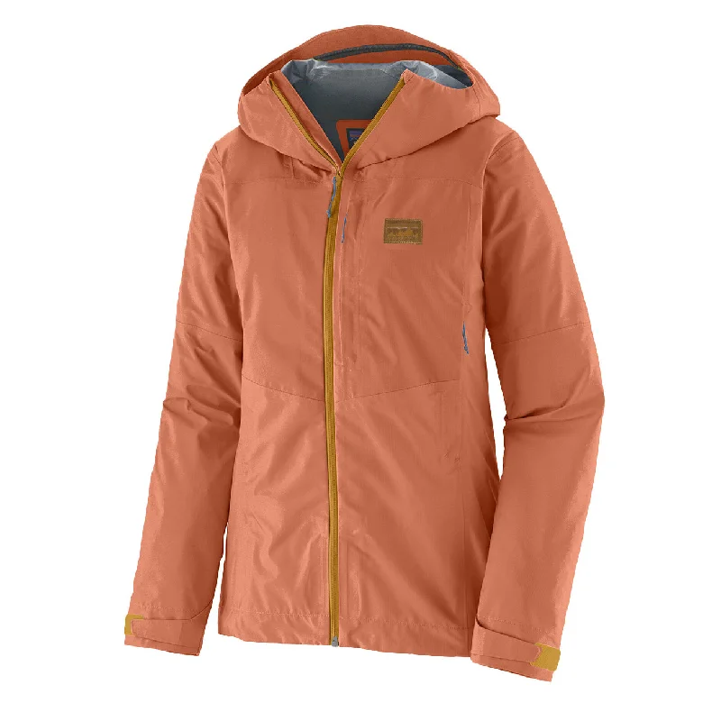 Patagonia Womens Boulder Fork Rain Jacket Sienna Clay Luxurious Women's High -  end